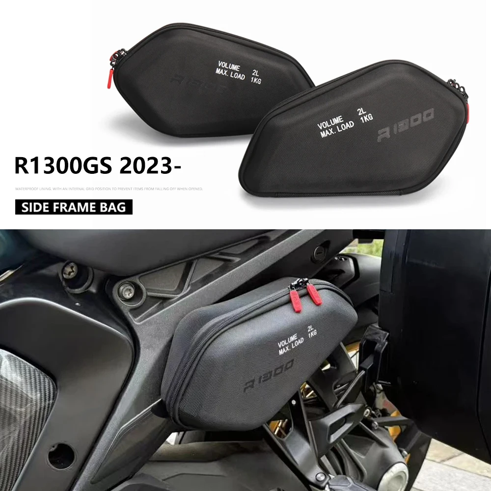 

New R1300GS Motorcycle Side Tools Bag Frame Bags Waterproof Storage Bag 2L For BMW R 1300 GS GS1300 R1300 GS 2023 2024 2025