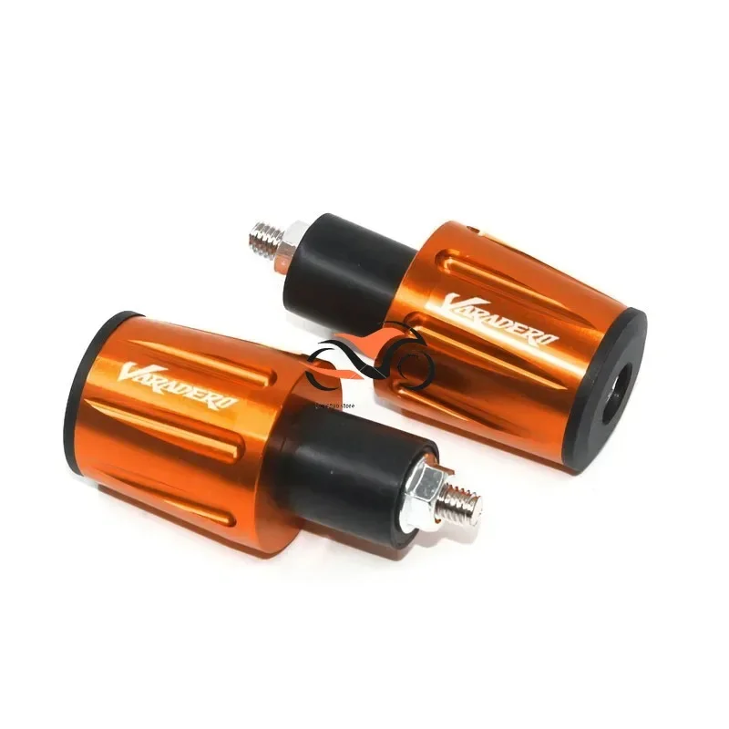 Motorcycle Handlebar Grips Handle Bar Cap End Plugs For XL1000V Varadero XL1000 XL125 V XL 1000 125 V Varadero Accessories