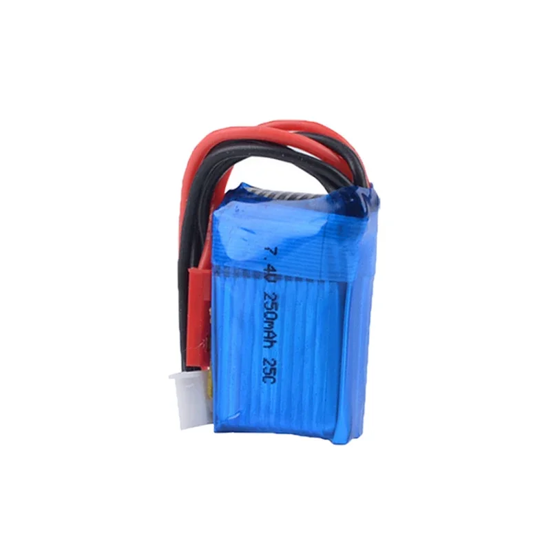 7.4V 250mAh 2S 25C Car Battery Lithium Battery for Orlando Hunter 1:35 RC Rock Crawler Climbing Car Micro Mosquito Parts