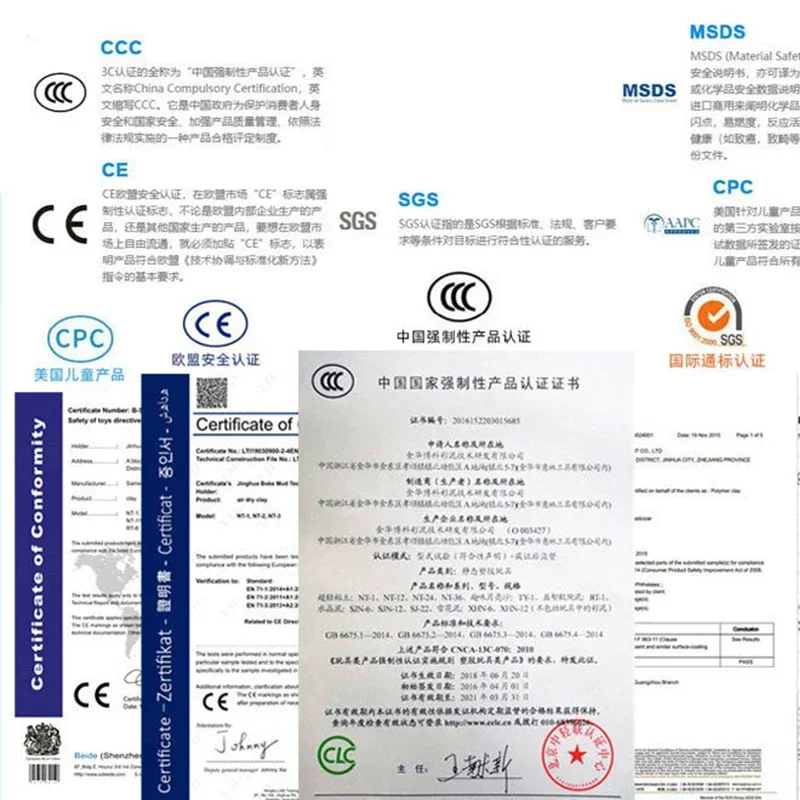 컬러풀 초경량 플라스틱 클레이 모델링 클레이, 공기 건조 폴리머, 슬라이 교육용 장난감, 어린이 소녀 생일 선물, 12, 24, 36 색