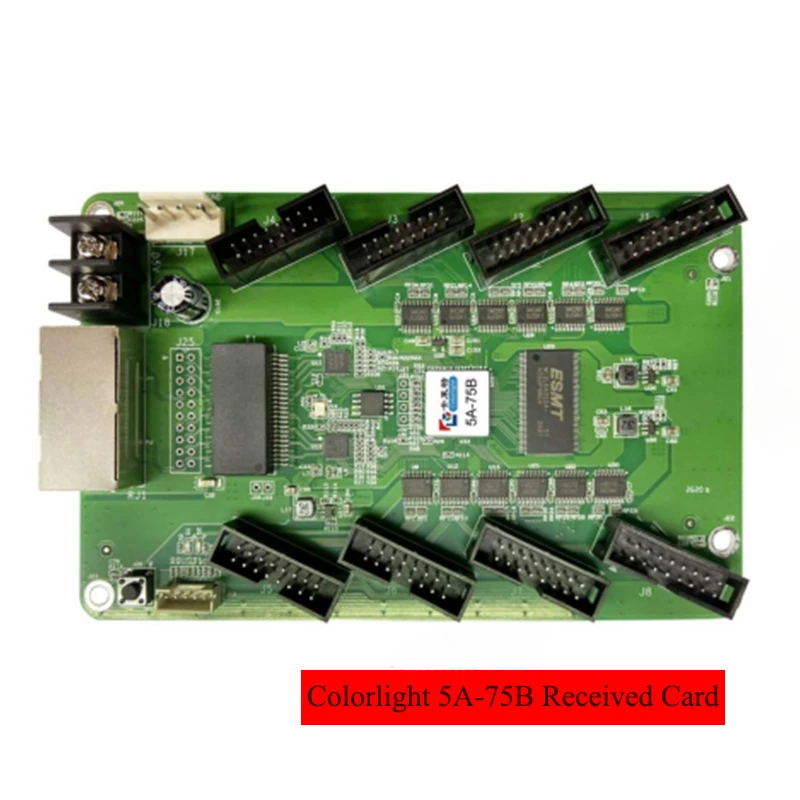 BOTAI-síncrono Cartão Recebido, LED Display Screen, Módulo LED Cartão de Controle, Colorlight, Full Color, Hub75E, 5A-75B