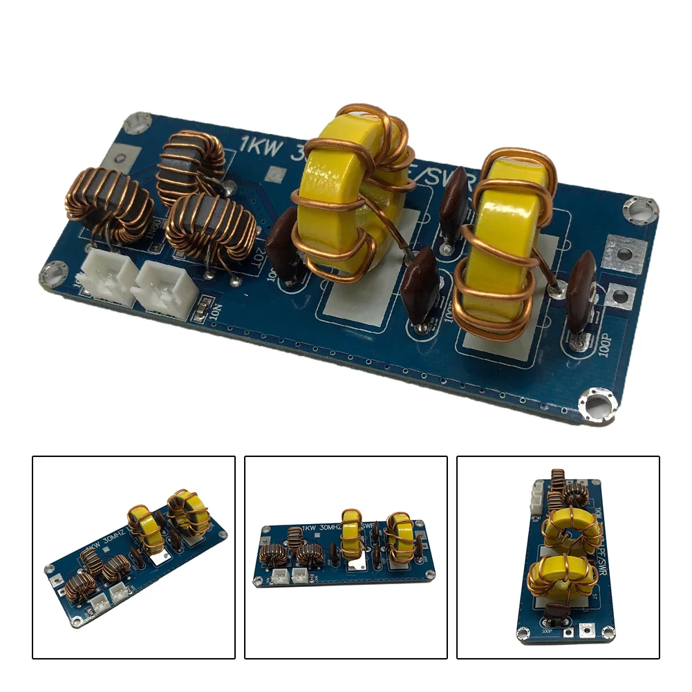 1pcs Low Pass Board Diy Kits LPF 1000W 1Kw 30Mhz Cutoff Frequency For HF SSD Megaphone Output Oscillograph Equipment Accessories