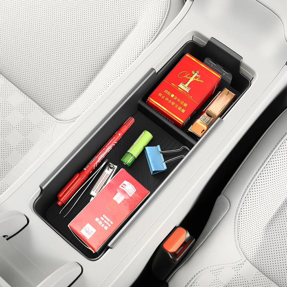 

Подходит для Leapmotor A10 2026: Верхний отсек для хранения в подлокотнике из ABS-пластика, аксессуары для модификации автомобиля, увеличение пространства для хранения