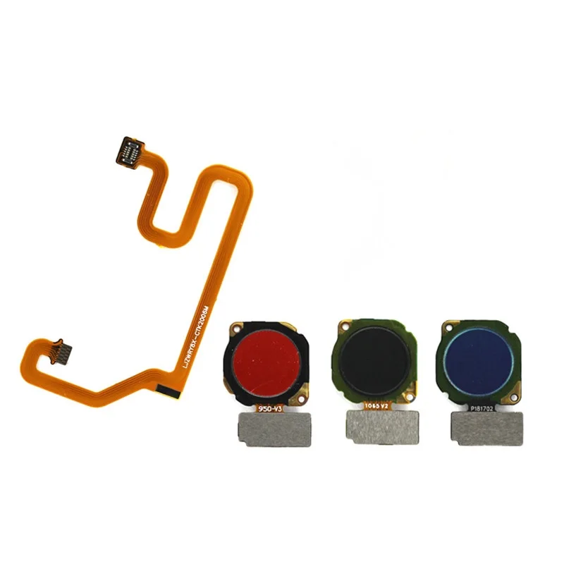 For Huawei Y9 2019 Fingerprint key Scanner Home Button Flex Cable Touch ID Sensor Return Flex Cable Repair Parts