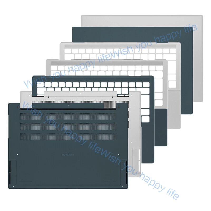 L... For Dell Inspiron 14 Plus 7420 7425 Lcd Back Cover Palmrest Keyboard Bottom Case