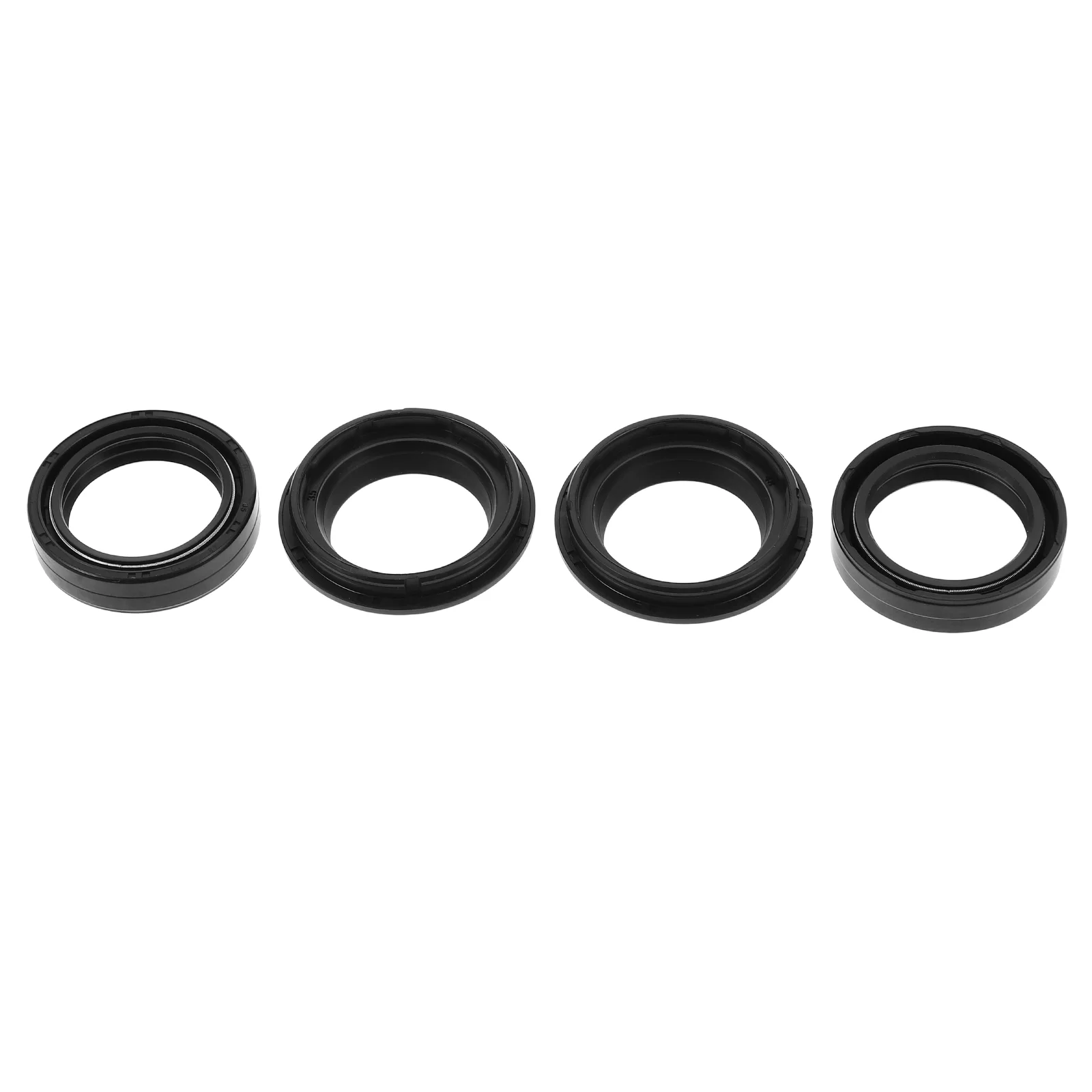 

Oil Seal Dust Cover Motorcycle Fork Damper Front Shock Kit Rubber Seals Absorbing