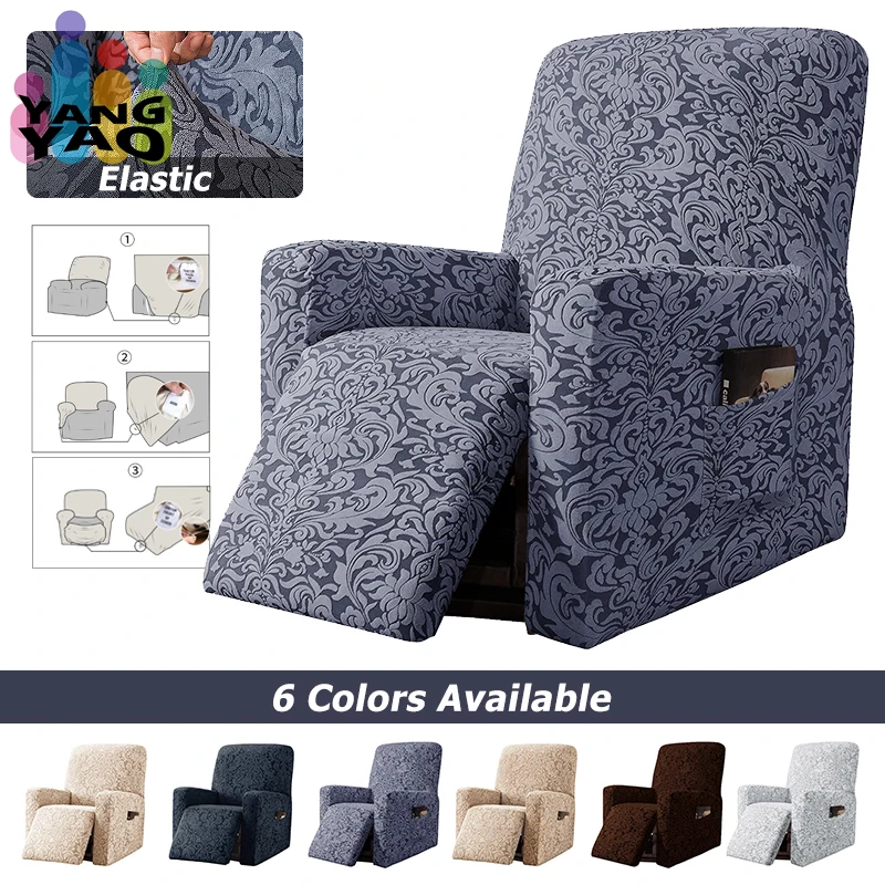 1/2/3/4 Seater Recliner Sofa Cover Stretch Armchair Cover Lazy Boy Reclining Sofa Covers Sofa Protcetor Decor Home Living Room