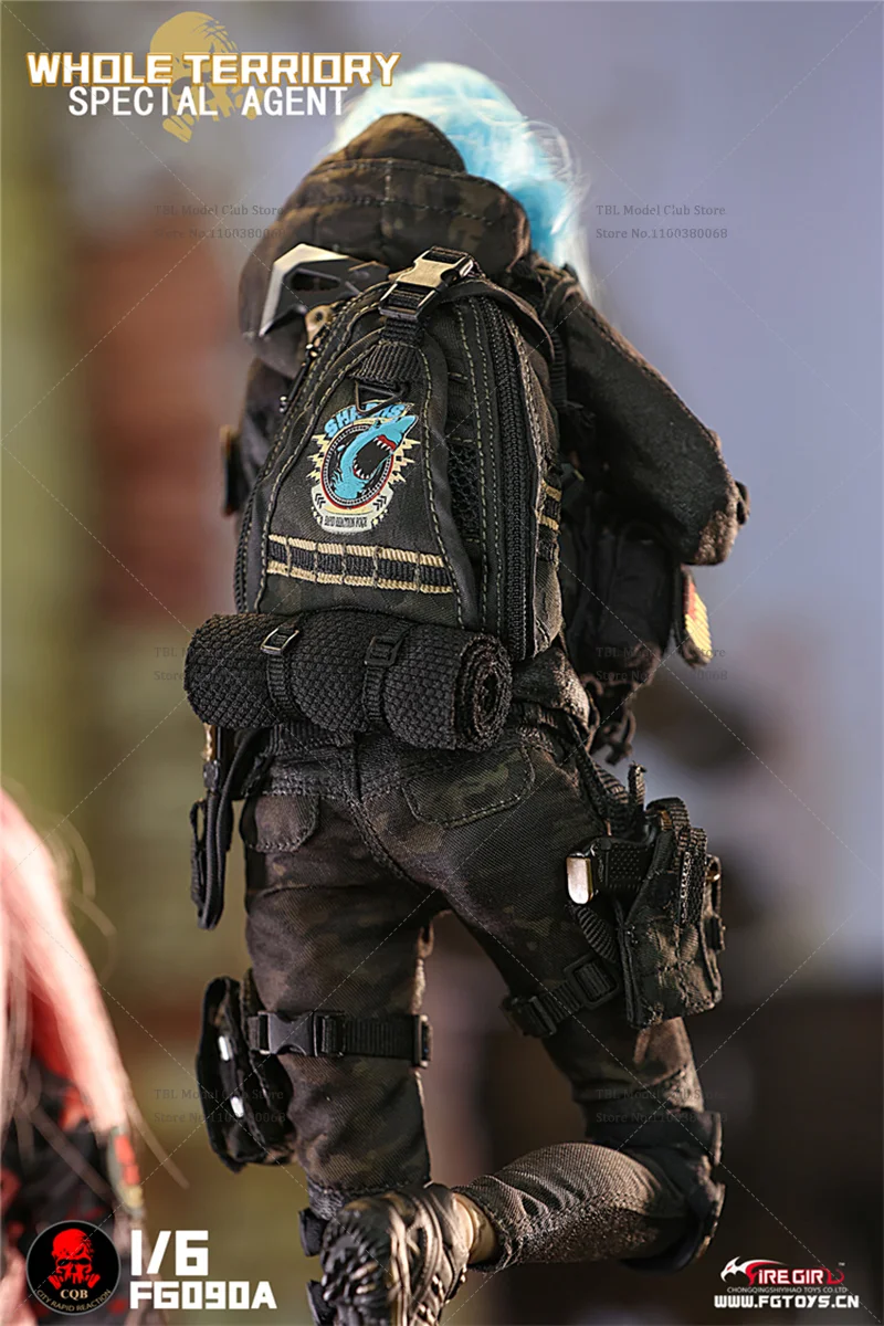 Jouets Fire Girl FG090, vêtements féminins à l'échelle 1/6, équipe tactique, combinaison de Combat de Camouflage militaire pour soldat figurine d'action de 12 pouces