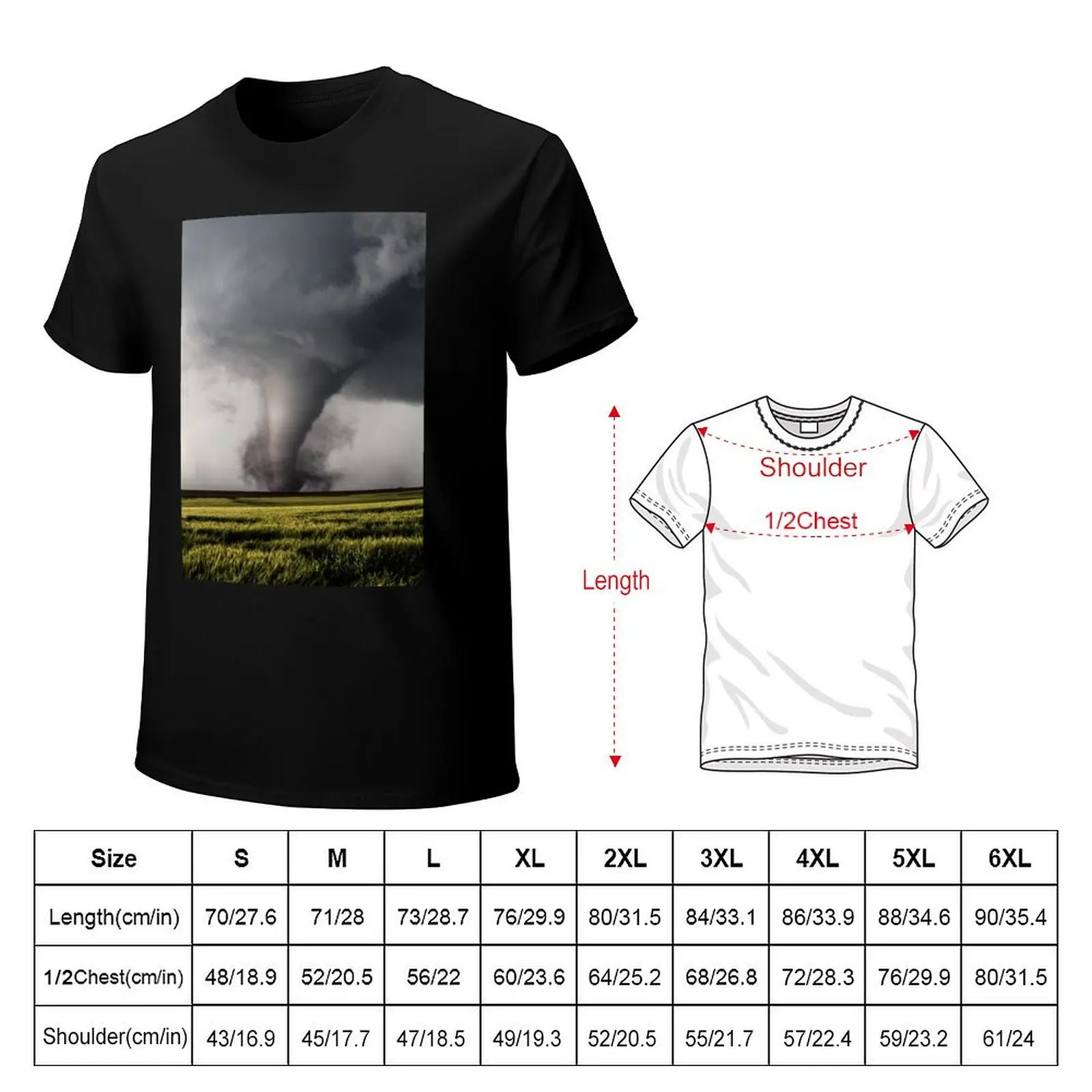 Tornado On The Ground T-Shirt Labor Work Casual T-Shirt
