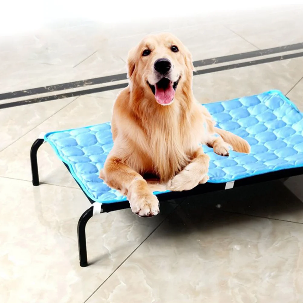 

Size L Summer Cooling Cushion Pet Cool Mat Durable Lightweight Scratch Resistant for Dog Cat Home Pet Cool Mat