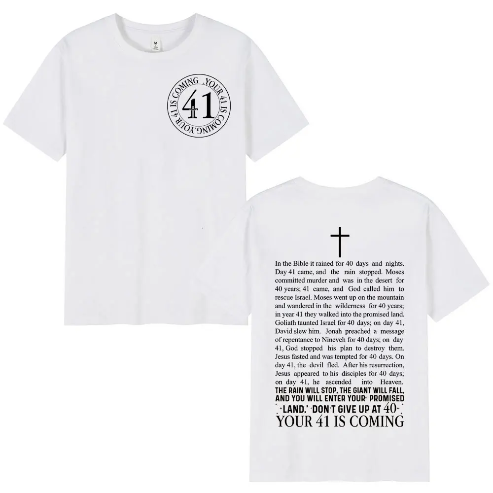 Christian Bible Verse Jesus T Shirts High Quality 100%cotton Short Sleeve T-shirts Men Women Fashion Casual Oversized T-shirt