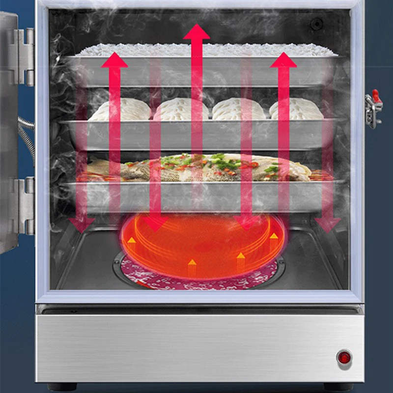 Dampf Topf für Kochen Elektrische Pan Haushalt Dampfer Mini Reis Kleine Desktop Reis Voll Automatische Kommerziellen Dampfer Maschine