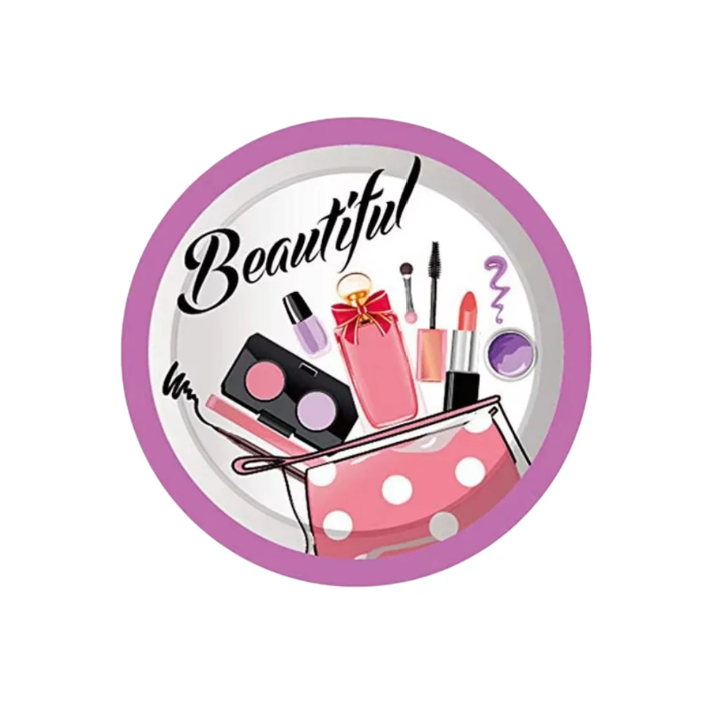 Spa Make-up Geburtstagsparty-Zubehör Kosmetik Mädchen-Geschenke Tischgeschirr Teller Becher Luftballons für Mädchen-Geburtstagsfeier Hochzeitsdekoration – Detail 2