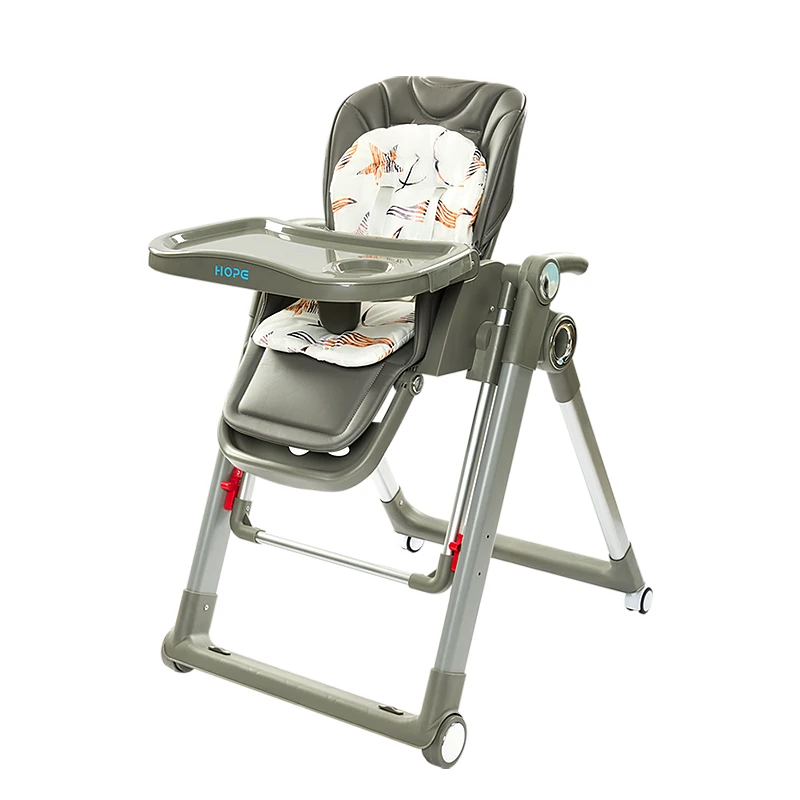 New Design Multi-functional Baby High Chair for 6-36 months Luxury Comfort Feeding Chair Convertible into a Swing