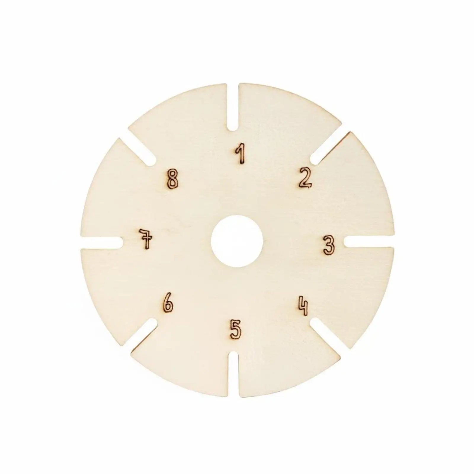 Boxwood Round Weaving Board for Bracelet Making Knitting Loom Disc Craft Tool for Jewelry Projects