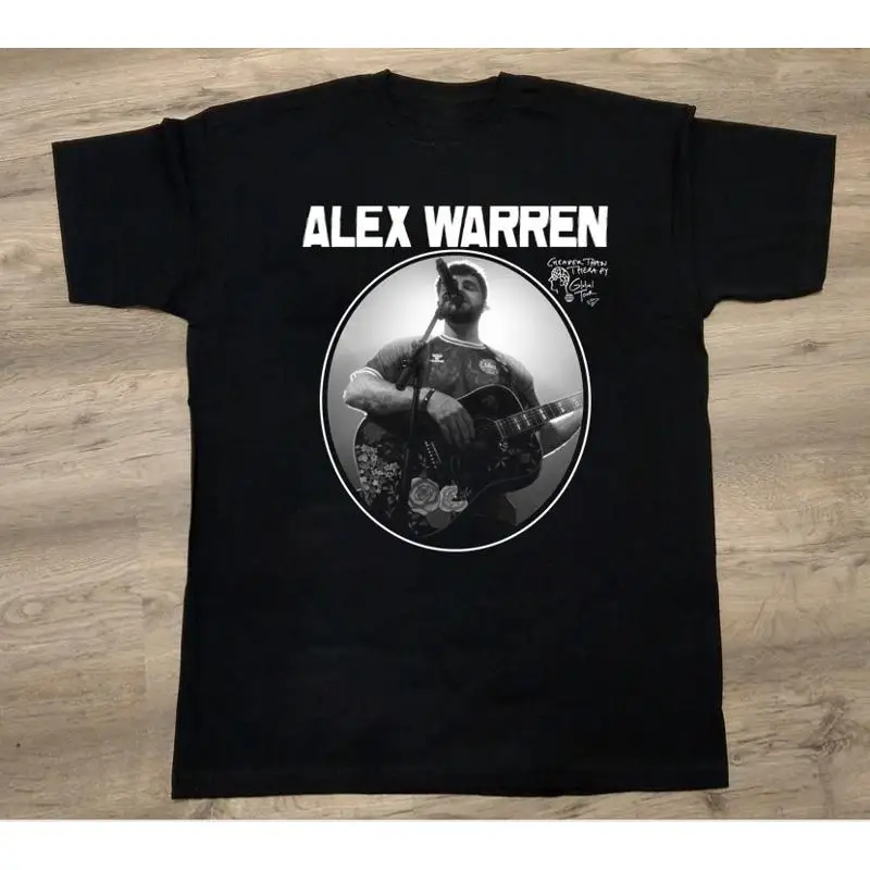 RARE Alex ÄØWarren Black Cotton All size S 5XL For Fans  T shirt HRB323
