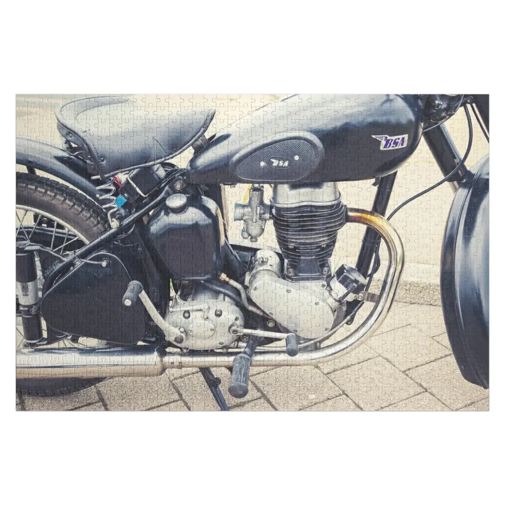

Классический мотоцикл BSA 01, головоломка, персонализированные игрушки для малышей, подарки на заказ, детские игрушки-головоломки