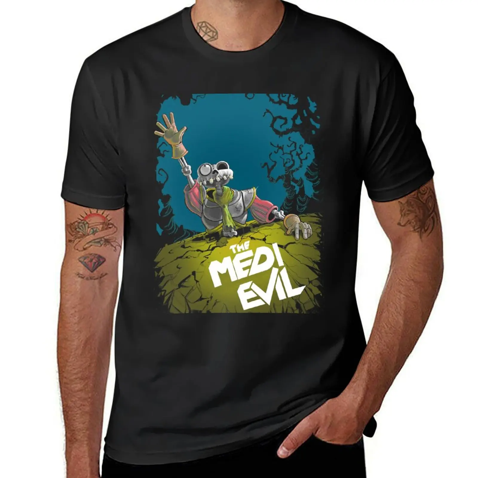 The Medievil T-Shirt sports fans boys whites Aesthetic clothing Short sleeve tee men