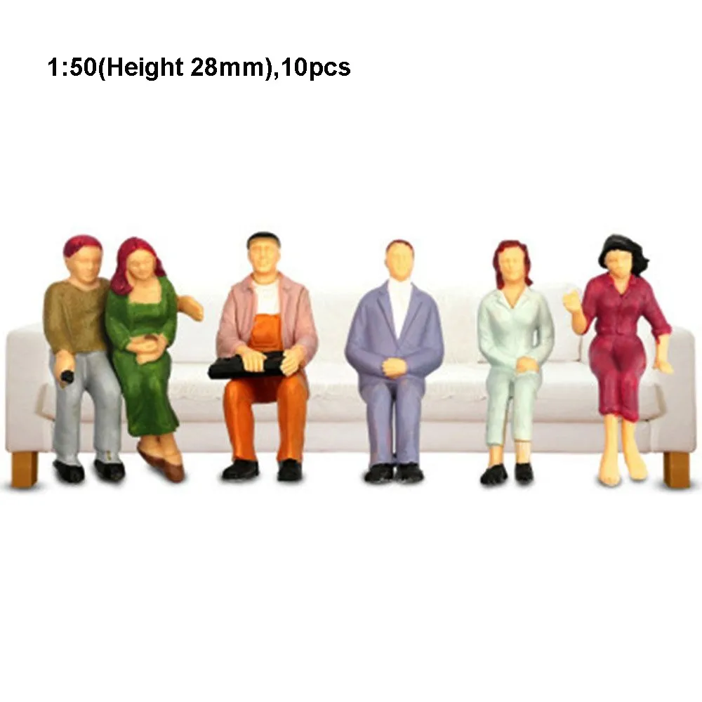 

10/100pcs 1:200/1:150/1:100 Sand Table Model 1:75/1:50/1:30/1:25 Scale Mixed Color Building People Mixed Pose Handmade
