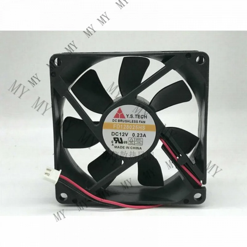 

TT 1pcs for Y.S.TECH FD128025HS 12V 0.23A 8CM 8025 cooling fan