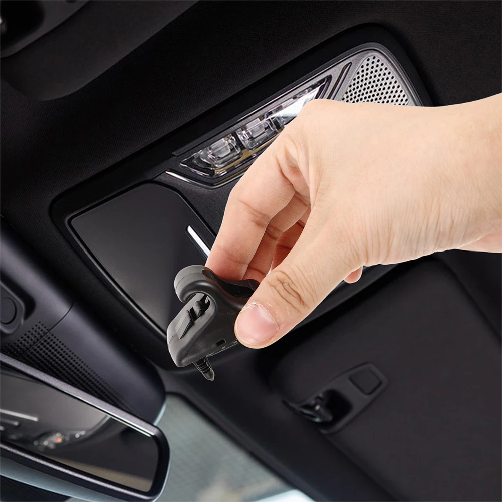 

2Pcs Sun Visor Clips Support Adjustable Durable Plastic Car Interior Replacement Repair Parts Visor Clips for Cars