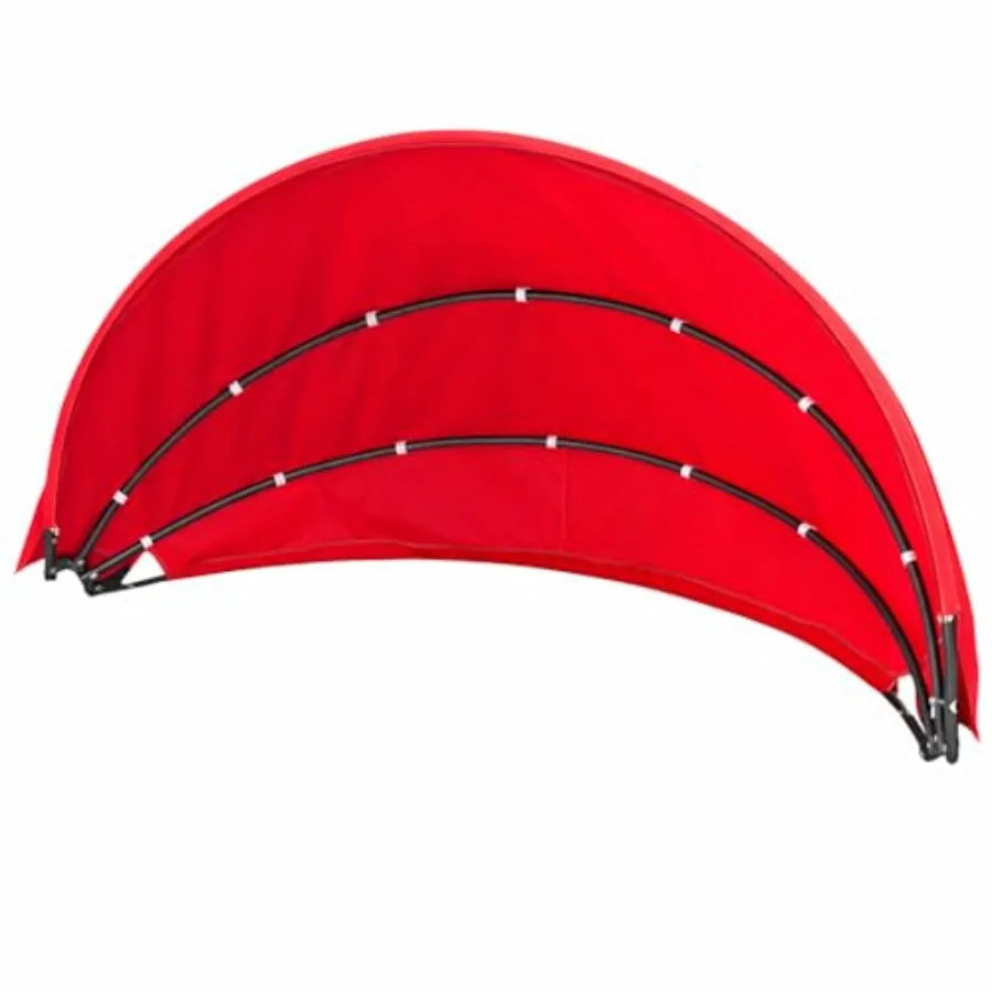 

Outdoor Daybed Canopy Replacement Cover 66'' Round Daybed Top for Patio Furniture Rattan Sunbed, Zipper Design for Easy Install