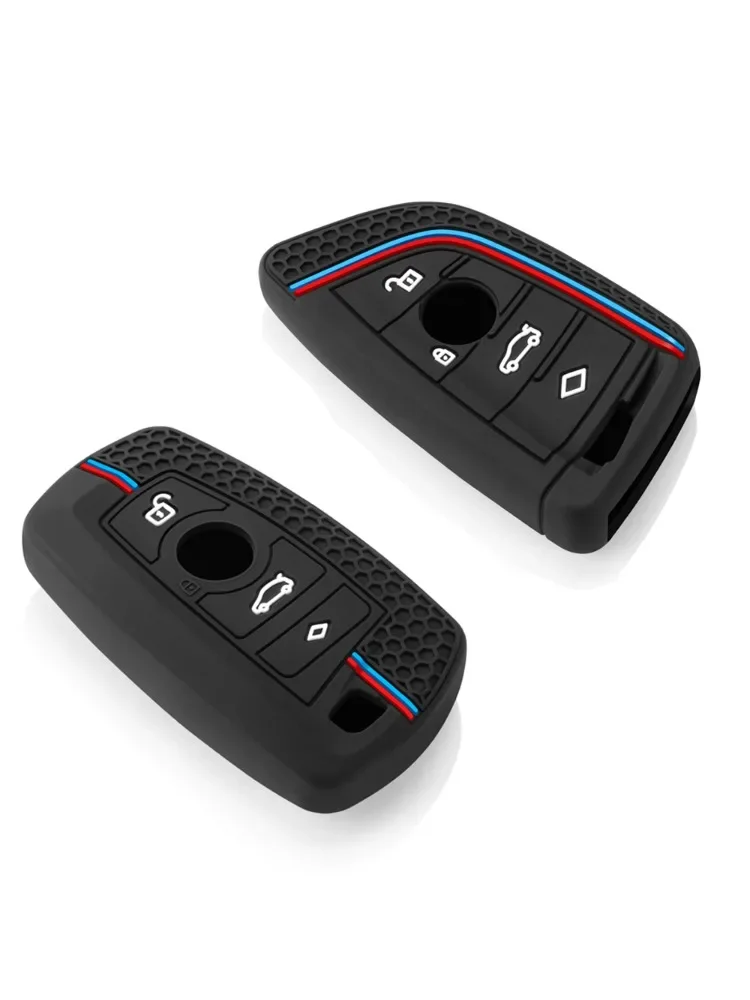 Étuis à clés de voiture en Silicone, housse de protection pour télécommande intelligente, pour BMW série 1 3 4 5 6 7 F20 F30 F32 F07 F12 F02 F25 F26