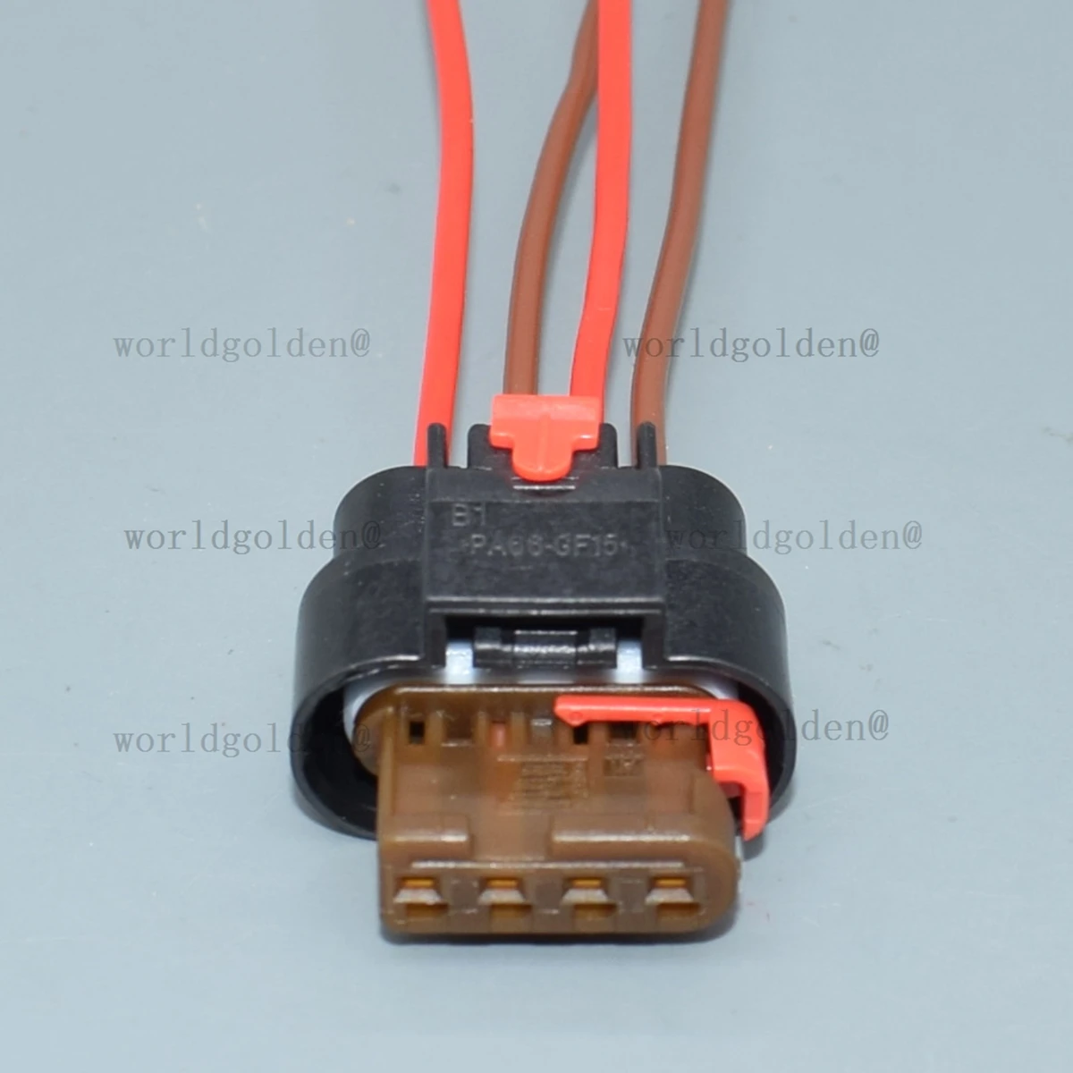 1-1456426-6 Male Female Pre-wired Terminal Plug for automobile intake motor circuit refitting & broken plug replacement