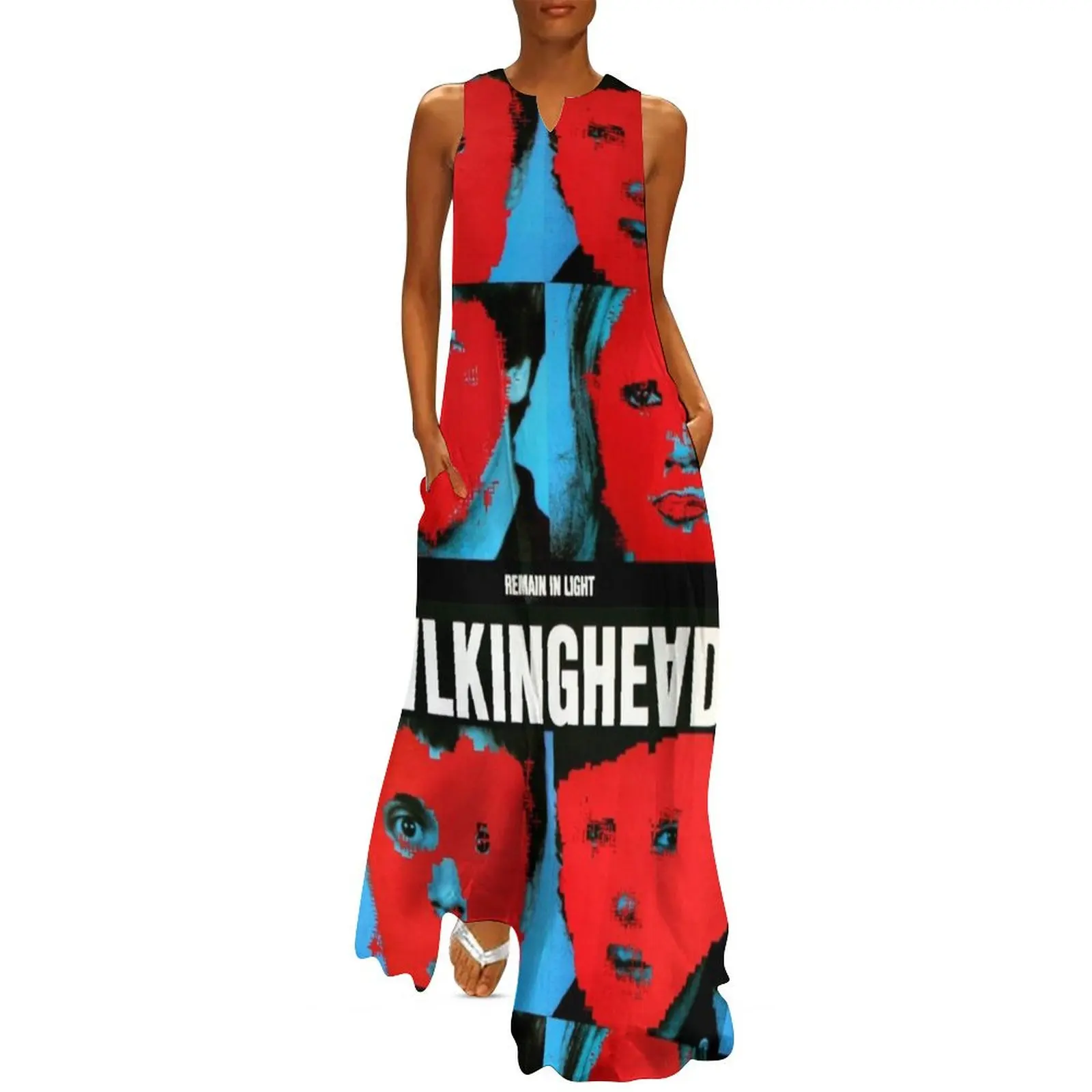 Remain in Talking heads Long Dress elegant women