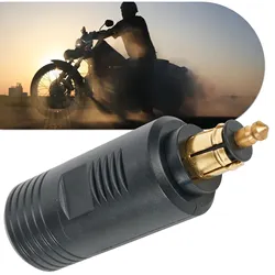 DC 12-24V EU Plug Cigarette Lighter For BMW DIN Motorcycle Charger Socket Outlet Convert To Car Adapter Power Lead Cables