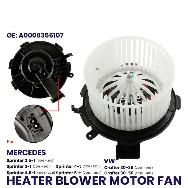 

New HEATER BLOWER MOTOR FAN FOR MERCEDES SPRINTER 906 VW CRAFTER 06- LHD/RHD