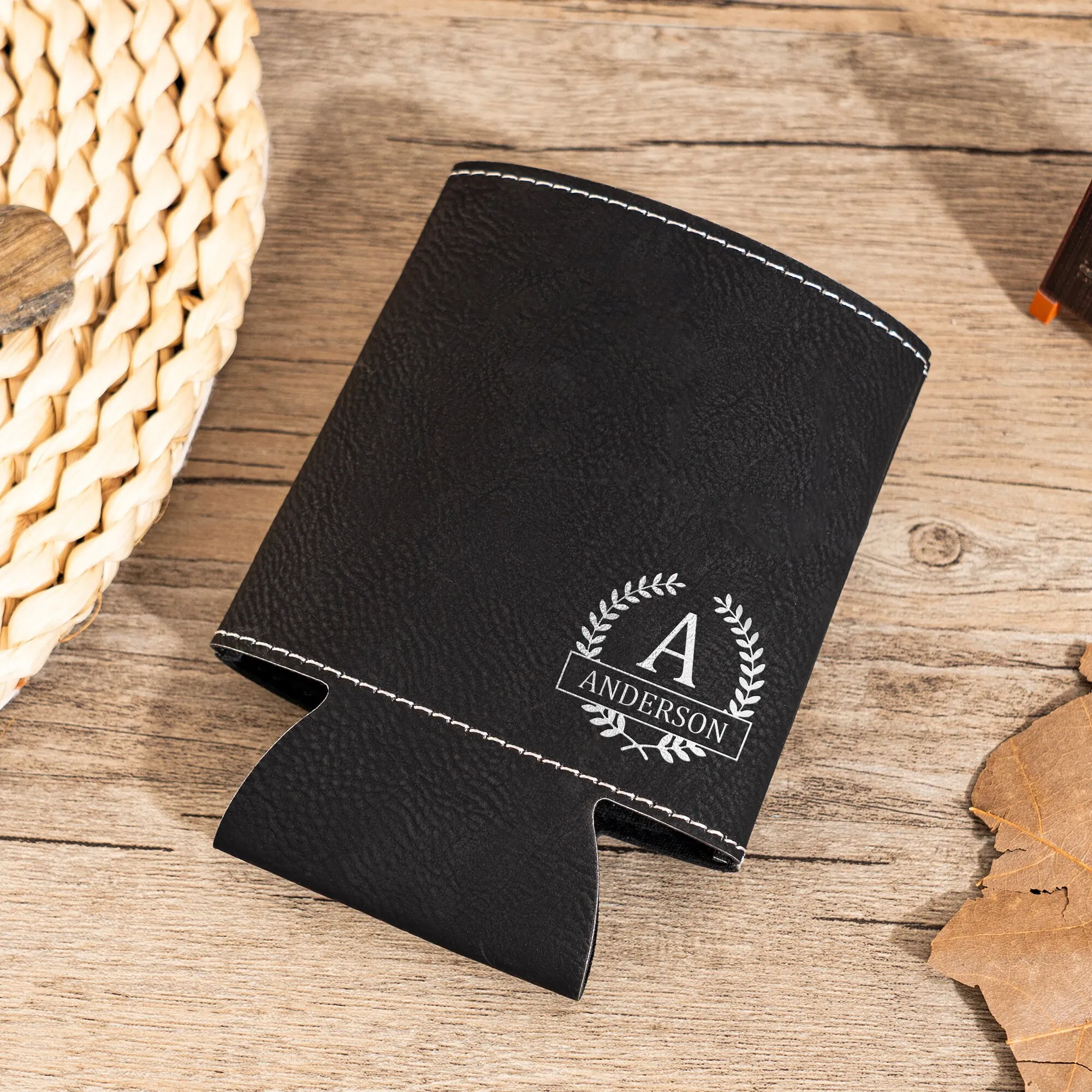 Custom Engraved Groomsmen Can Cooler Personalized Beer Can Holder Unique Groomsmen Proposal Gift