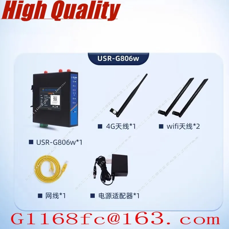4G Industrial Router Remote Networking G806w Dual Qualcomm Chips 5G Redcap Card Insertion Wireless WiFi Multi Port