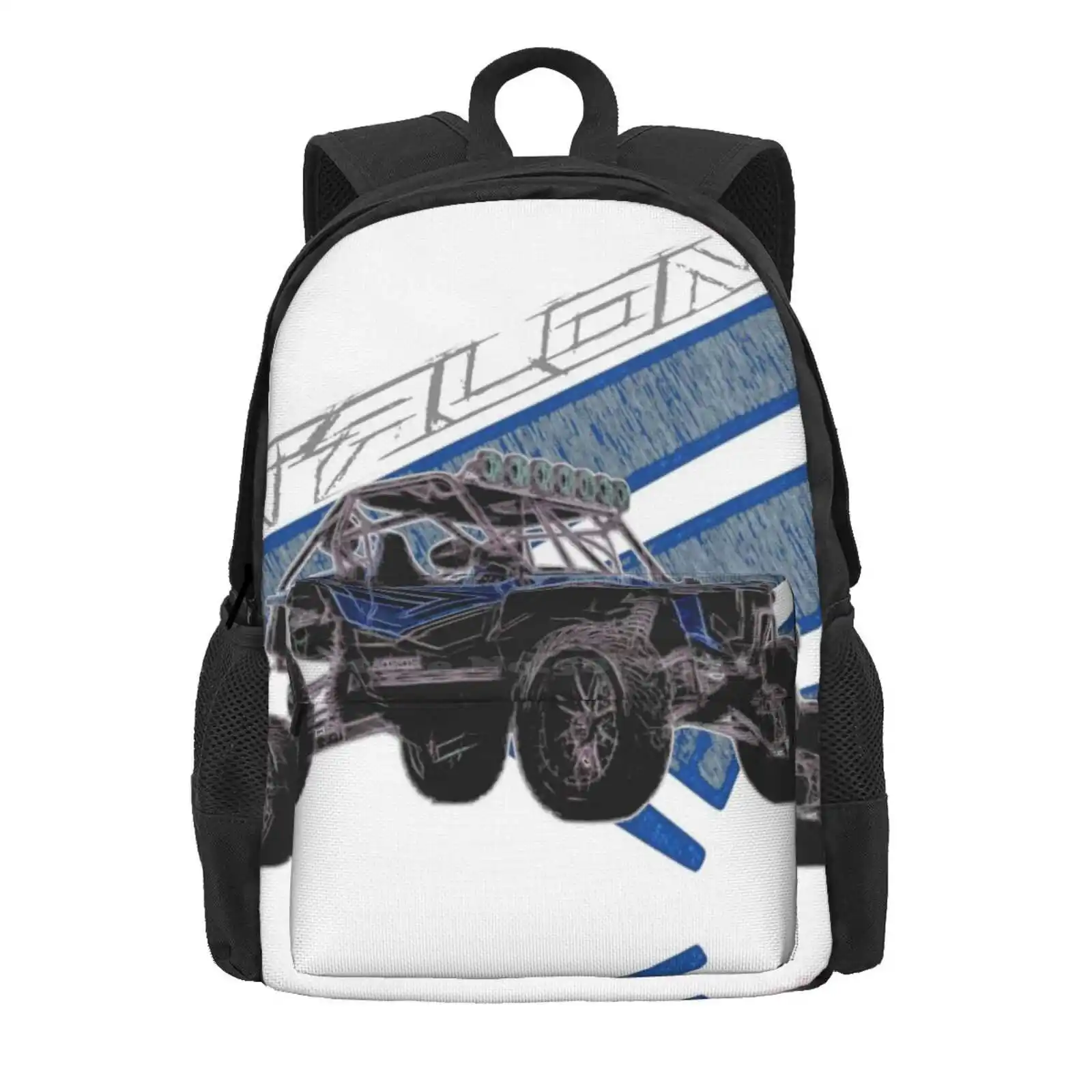 Blue Talon Utv Sketch Graphic Art Hot Sale Schoolbag Backpack Fashion Bags Talon Utv Sxs Side X Side Off Road Atv 4X4