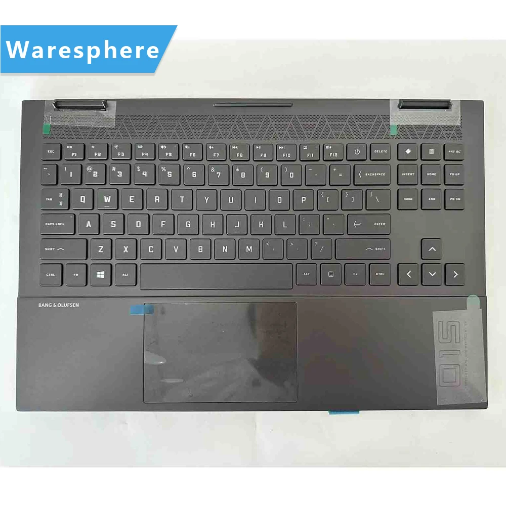 

New For HP Omen 15-EN With Colorful Backlit Keyboard RGB With Touchpad M00667-001 G3ETATP40 Black