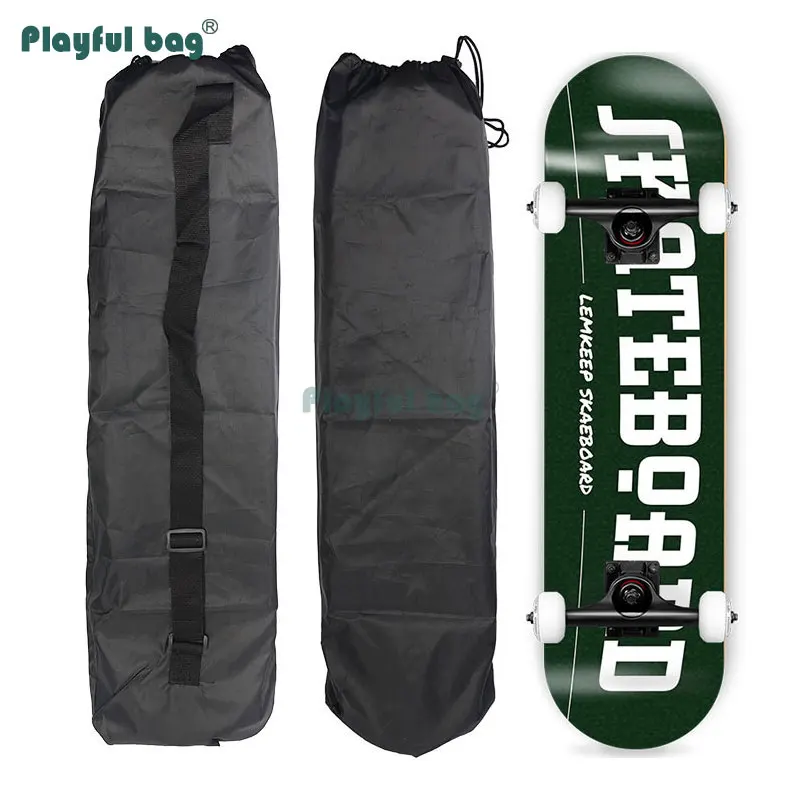 Skateboard Carrying Bag Shoulder pack Skateboard Bag Fish boared Long board Double rocker Storage tool AMB164