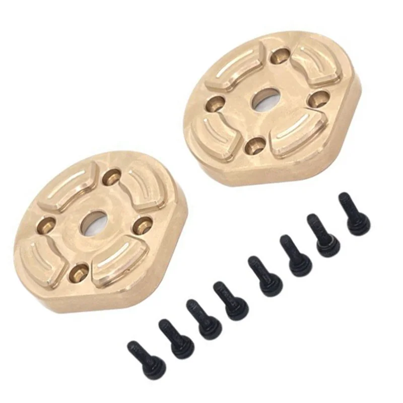 2PCS RC รถอัพเกรดทองเหลืองด้านหน้าและด้านหลังเพลา Counterweights ชุดสําหรับ MJX 1/12 H12Y H12Y + RC รถอะไหล่