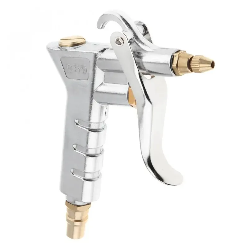 For cleaning dust, mini pneumatic dust gun spray tool, equipped with 7.5mm air inlet, 10cm long nozzle, durable and solid