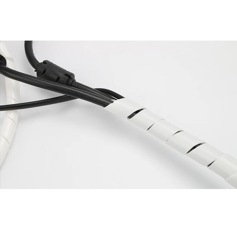 5M/10M 6มม.เกลียวห่อ Sleeving Band Tube สารหน่วงไฟป้องกันสายสายการจัดการ Wrap สาย Cover Tube