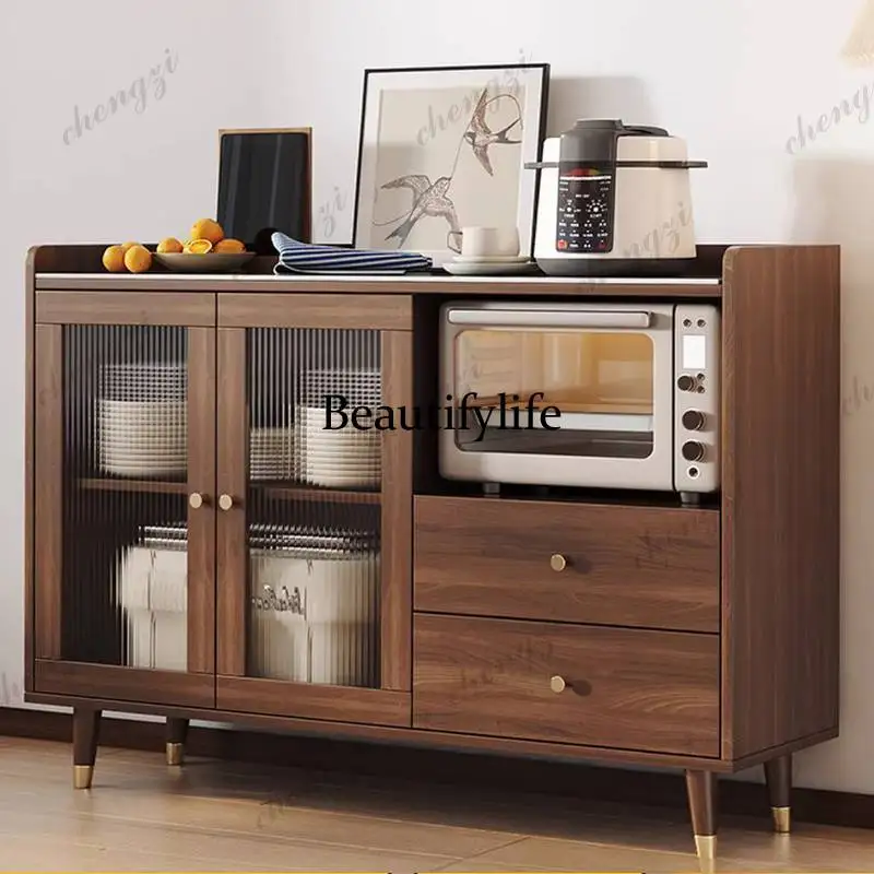 A68 Handle Cleaner Kitchen Cabinet Organizer European Highboard Storage Kitchen Cabinet Side Mobile Meble