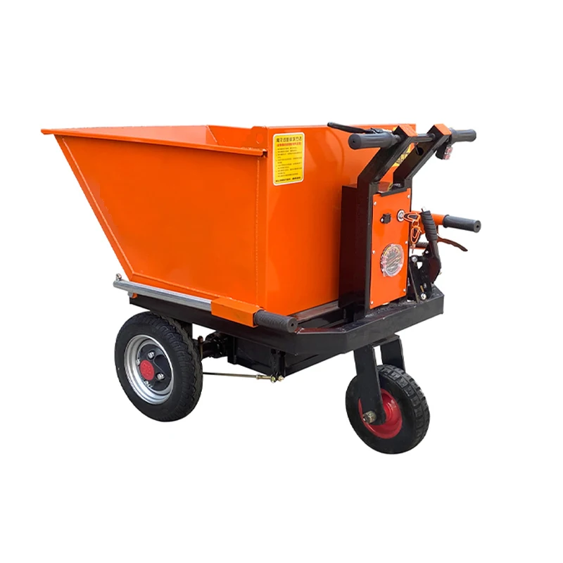 Electric Concrete Cart Hand Push Cart Tricycle Hand Carts Four Wheels Multipurpose Hand Truck Tricycle Dump Truck view 3