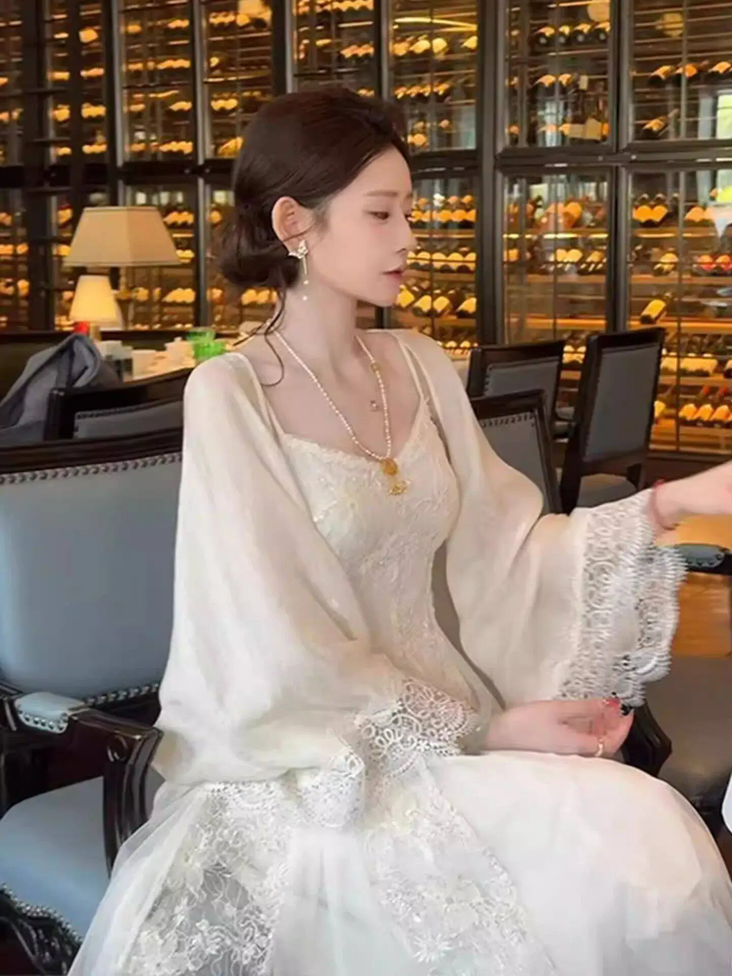 Elegant Summer Women's Chiffon Sun Protection Clothing Thin Style Loose Breathable Shawl Cardigan Outerwear Matching Cheongsa...