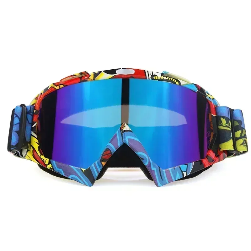 Óculos anti-reflexo Motocross, Esportes elegantes Cross Shaped Óculos, Capacete para Pitbike Motocicleta Off-Road ATV Bike Enduro Racer