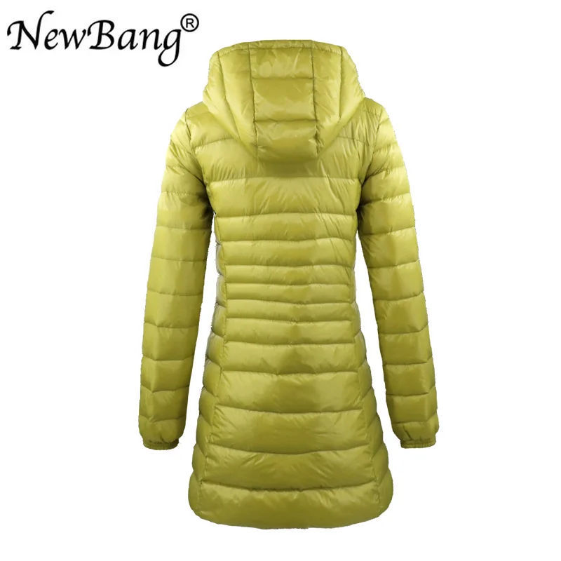 7XL 8XL Plus Long Down Jacket Women Winter Ultra Light Down Jacket Women With Hooded Down Coat Female Big Size Coats