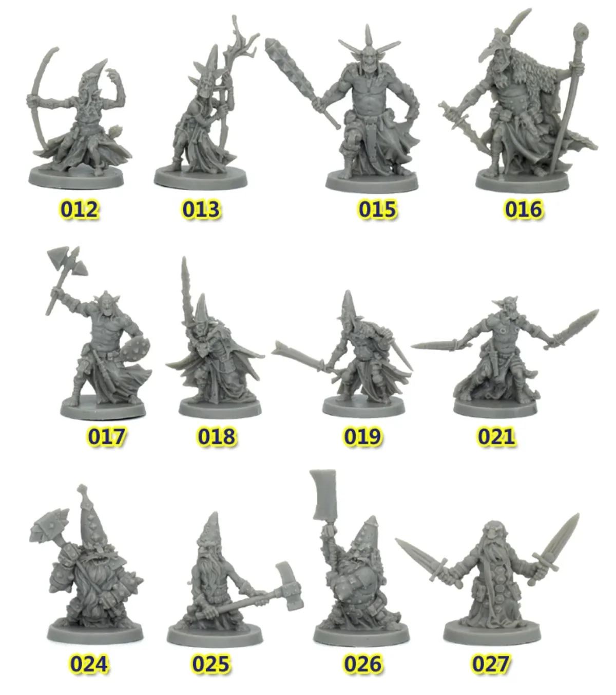 لعبة لوحة TRPG منمنمات الظلام الضخمة Blowgunner Warrior GOBLIN ORC ENFORCER BOSS MINIONS Kickstarter شخصيات حصرية
