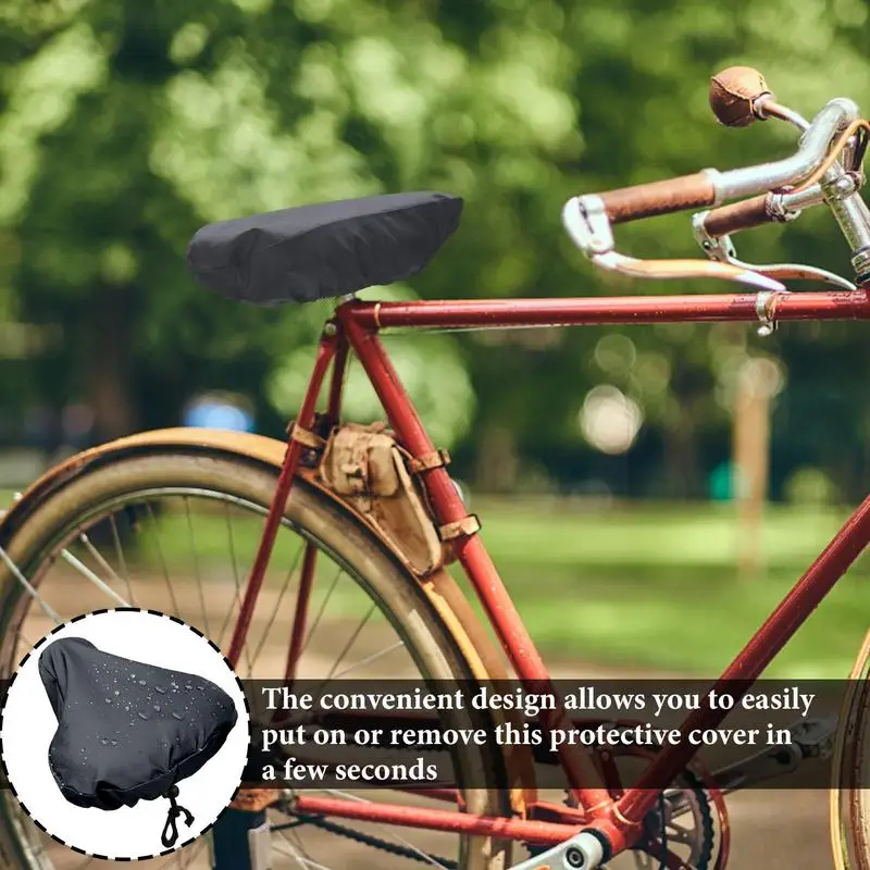 Bicycles Saddle Seat Rain Cover Dust-proof Cushion Protector Guard Mountain Road Bicycles Saddle Seat waterproof Covers