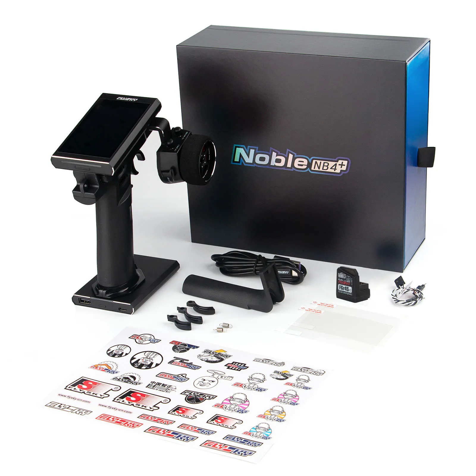 

Flysky Noble NB4+ 2,4G 8-канальный радиопередатчик, пульт дистанционного управления с приемником FGR4S, протокол AFHDS 3 для дистанционного управления, автомобиля, лодки