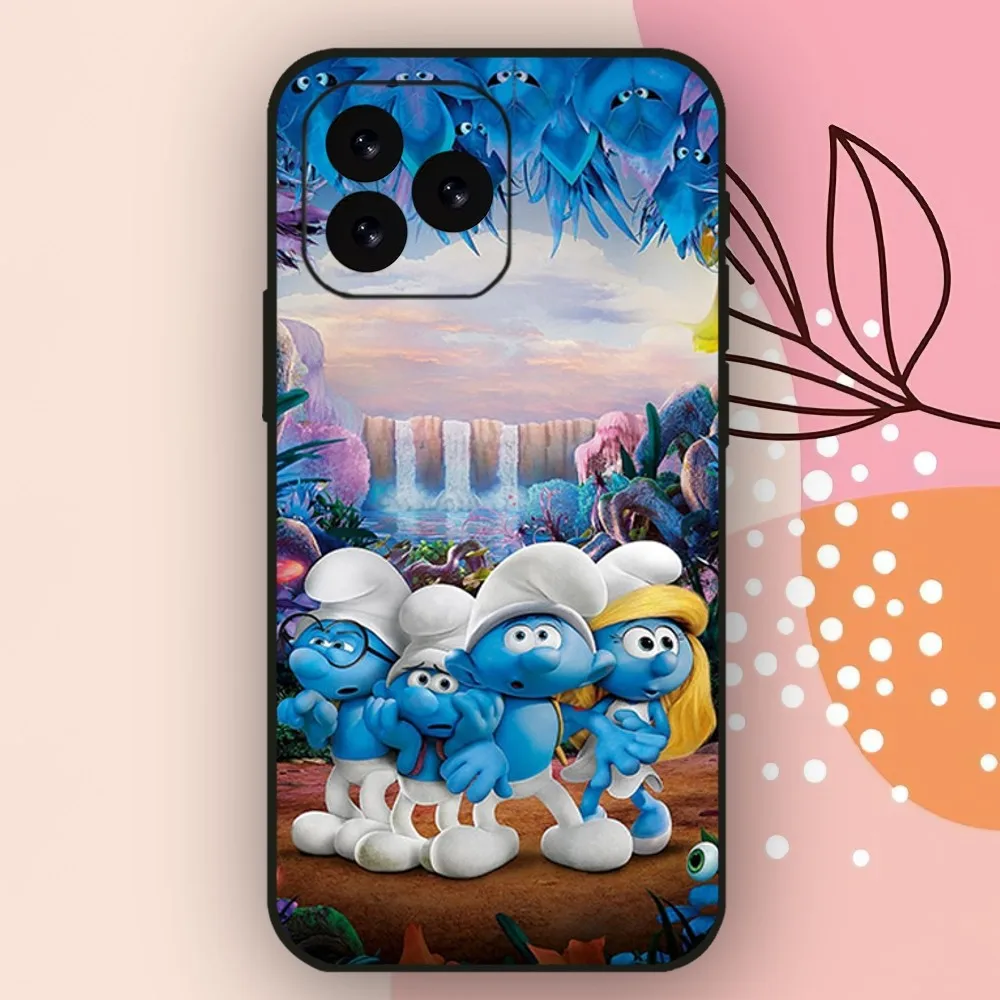 Casing ponsel kartun The s-smurfs, casing ponsel untuk iPhone 11 12 13 14 15 Mini Plus Pro Xs Max X S Plus XR