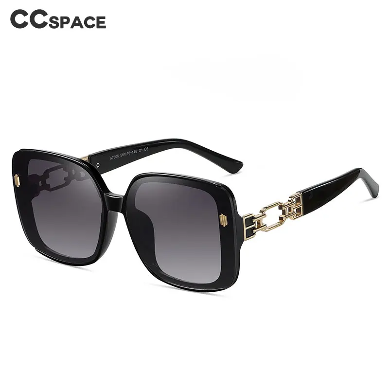 

56321 Luxury Brand Designer Large Framed Women's Sunglasses Women's Popular Hollowed Out Leg Sunglasses Gradient Goggles Uv400