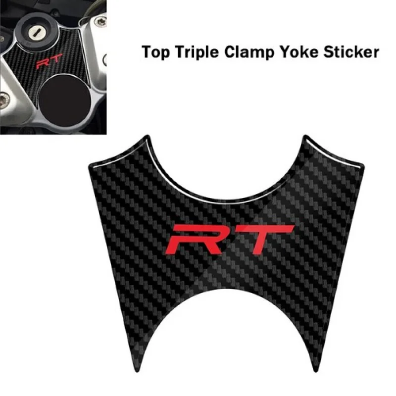 

Carbon Pattern Top Triple Clamp Yoke Sticker For BMW R1200RT 10-13 Motorcycle UK